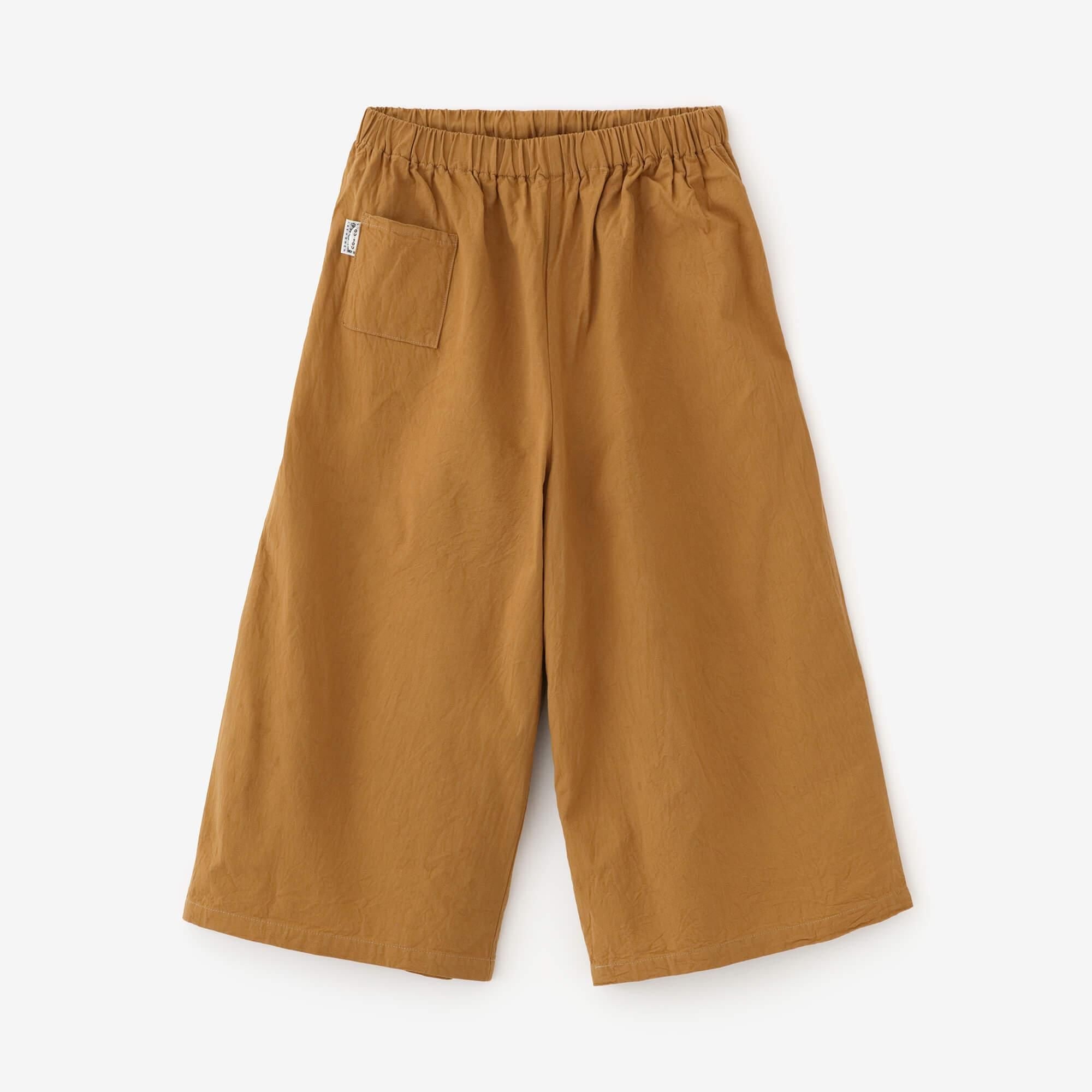 伊勢木綿 20/20 広形（ひろなり）もんぺ はぎ丈／芝翫茶（しかんちゃ）