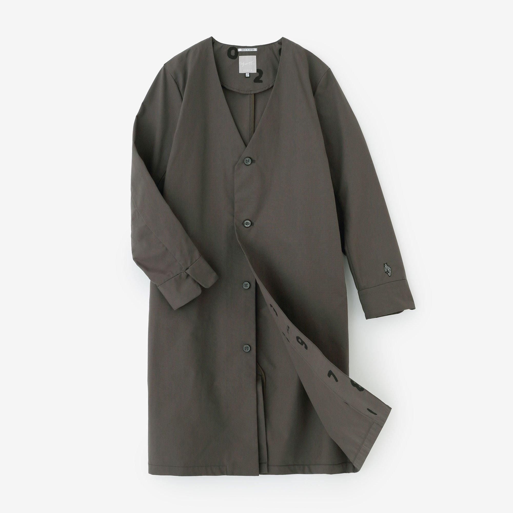 3月17日頃発送予定】撥水 ウェザークロス C.L.ロングコート／海松茶（みる