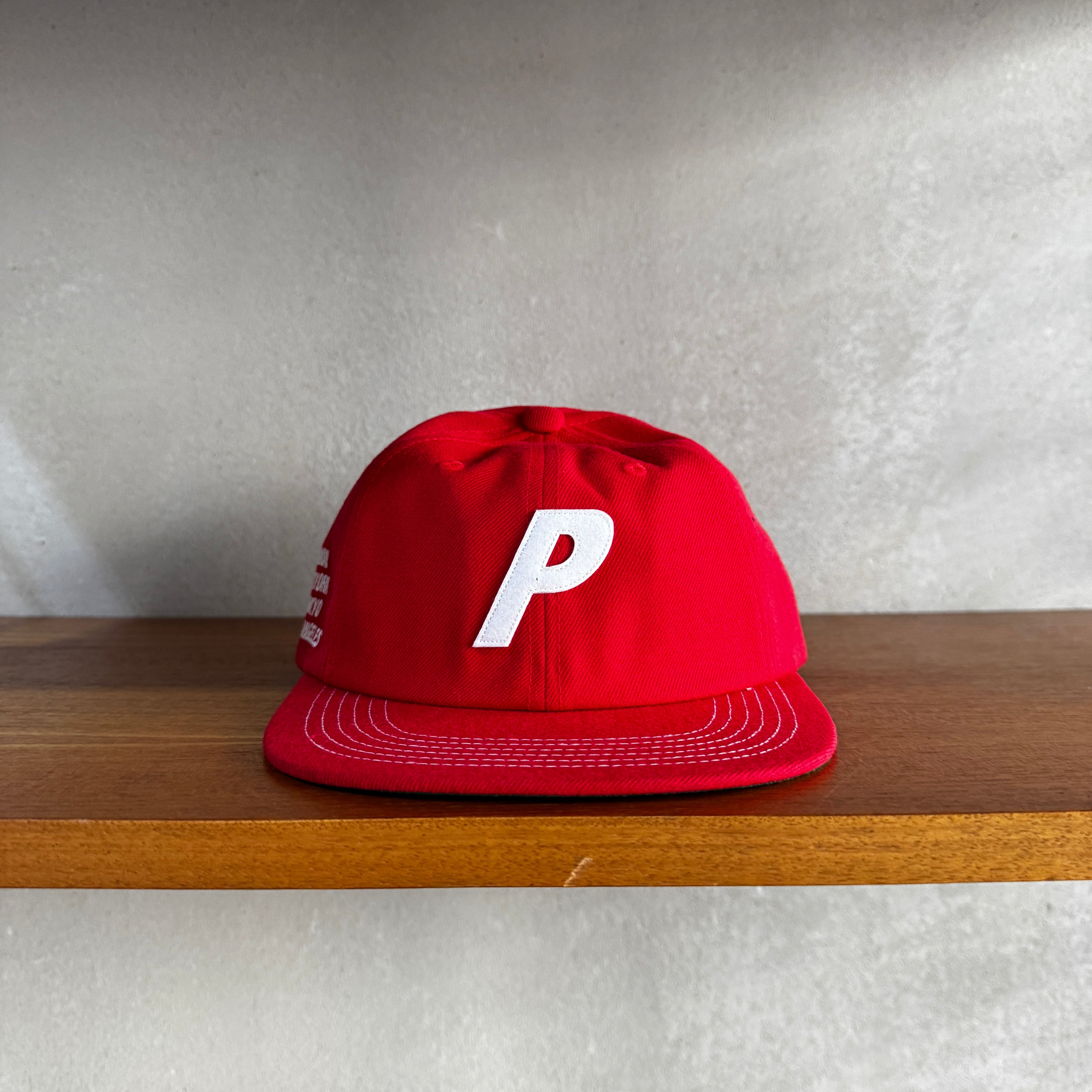 Palace P Snapback Cap | SS 23 | Red | ONE SIZE – Sneakers ER