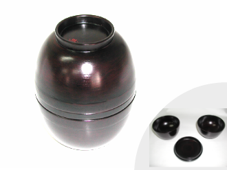 会津漆器特選販売品 紅布着1／会津漆器工房 鈴武