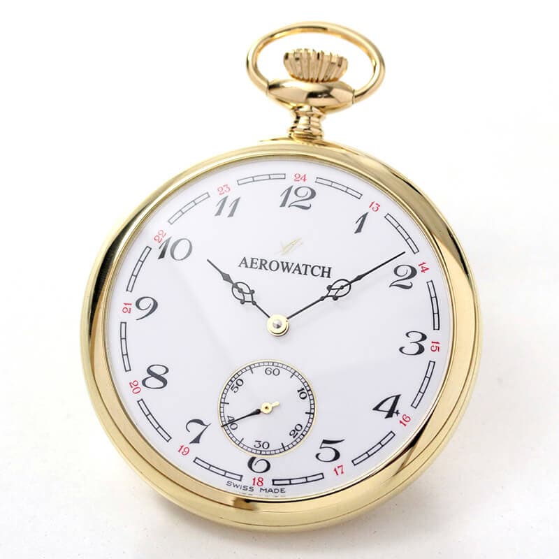 AERO(アエロ) 18K 金無垢 手巻き式 50741J802 懐中時計 – 正美堂時計店