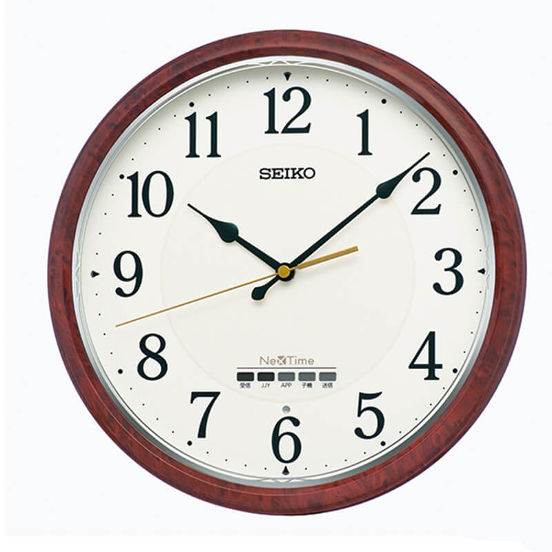 SEIKO セイコー ネクスタイム 木目模様 電波掛け時計 ZS256B – 正美堂