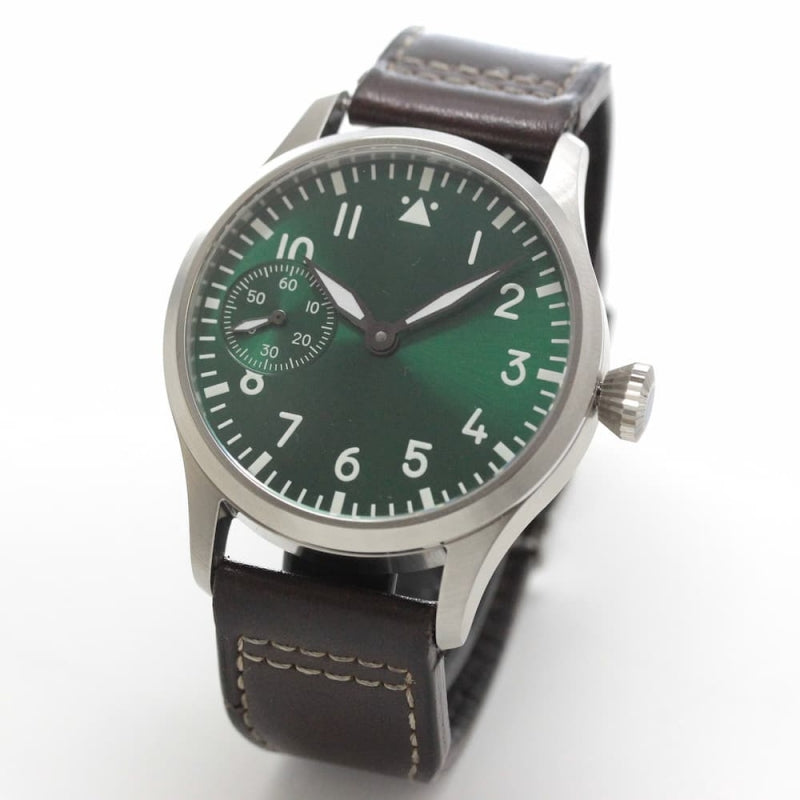 正美堂オリジナル腕時計/ミリタリーグリーン文字盤/スイス製手巻き式