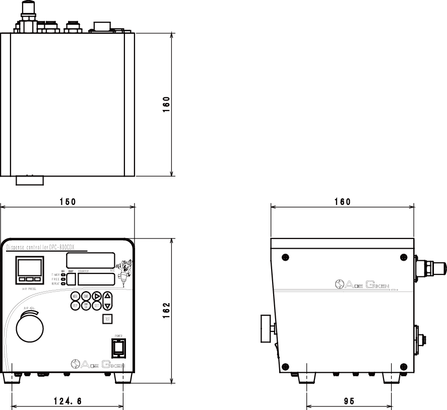 DPC-800CDX:ディスペンサー・液体定量吐出|エース技研株式会社