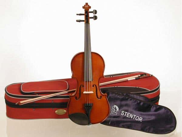 Stentor Student II 4/4 Size Violin Outfit - Antique Chestnut