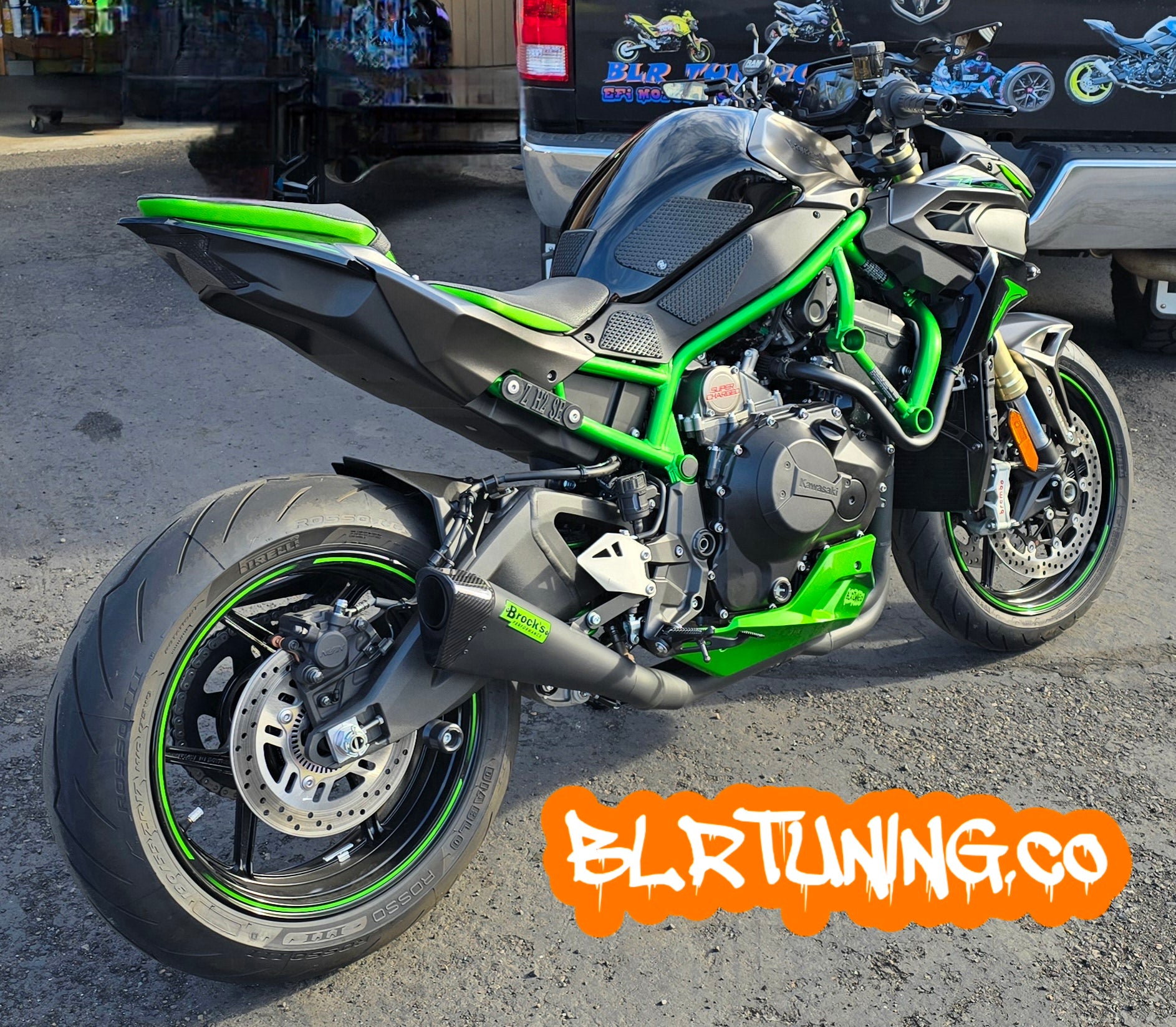 KAWASAKI Z H2 REAR PASSENGER PEG DELETE BLOCK OFF PLATES – BLR TUNING