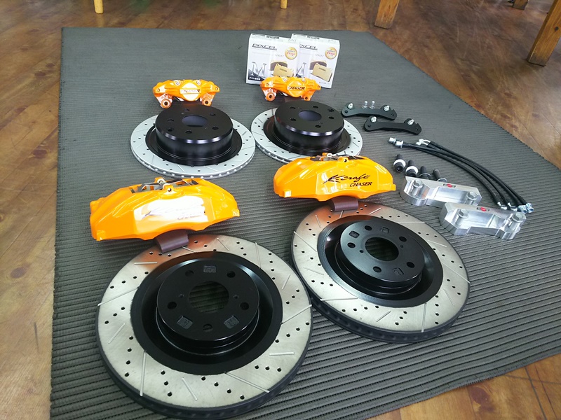 チェイサーJZX100 UCF30オーダーメイドブレーキKIT装着