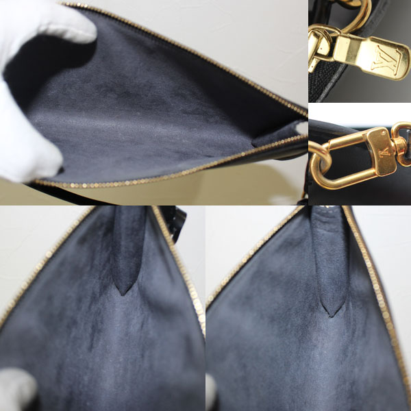 美品 ルイヴィトン 黒エピ 化粧ポーチ アクセソワール M52942