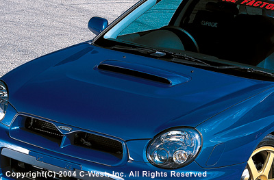 インプレッサ・インプ[IMPREZA] GDB/GDA/GDGD軽量エアロボンネット | C