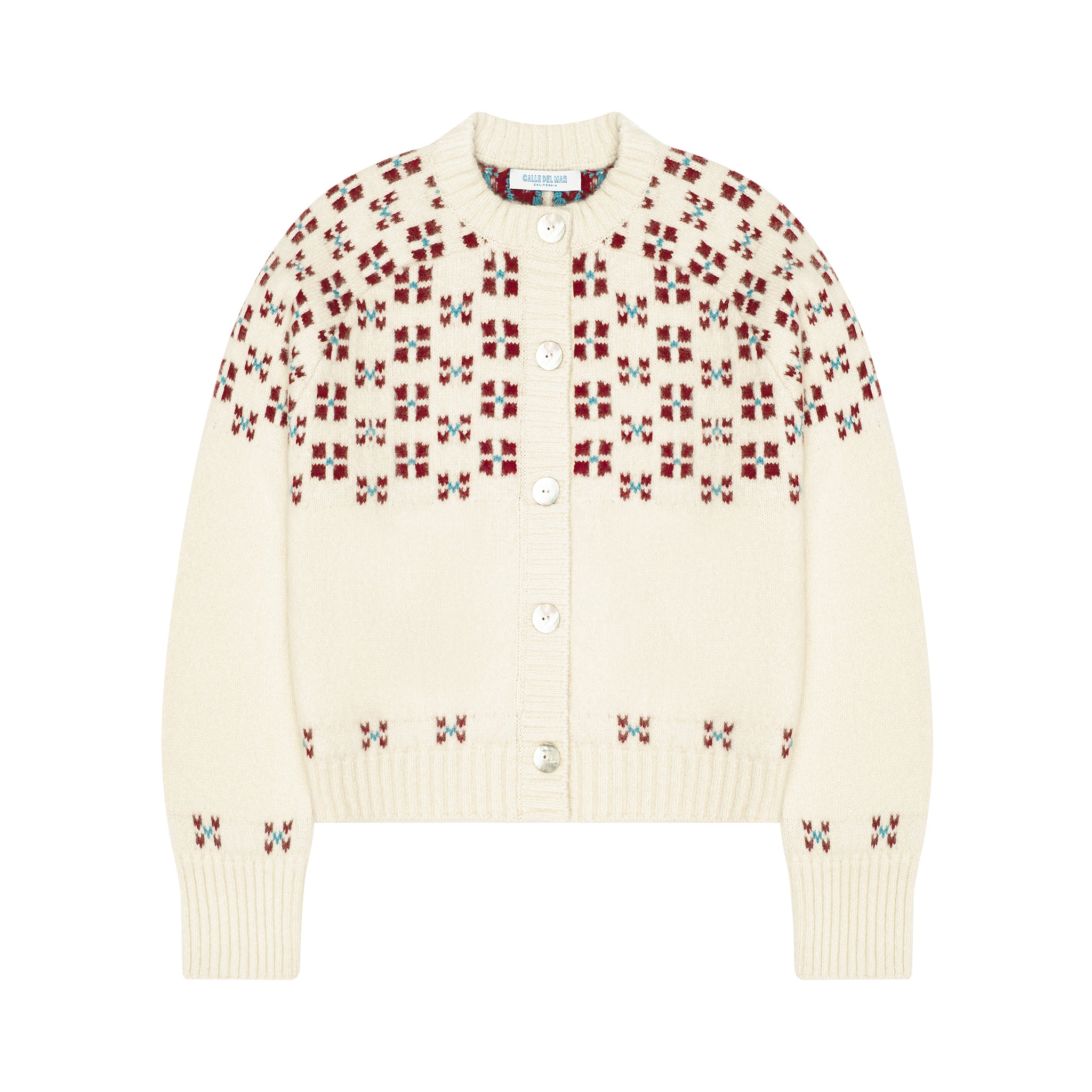 Winter Fair Isle Cardigan – Calle Del Mar