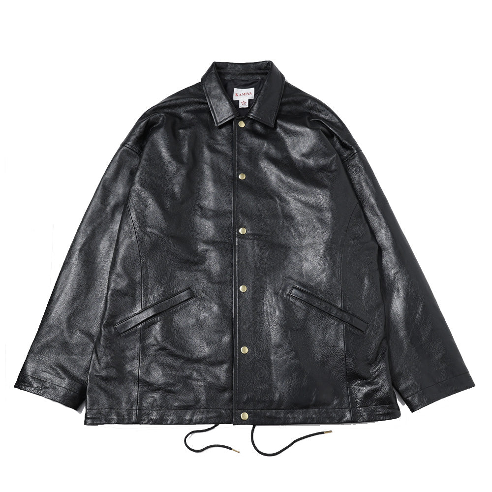KAMIYA(カミヤ) - Leather Coach Jacket (G15BL012) | KAMIYA