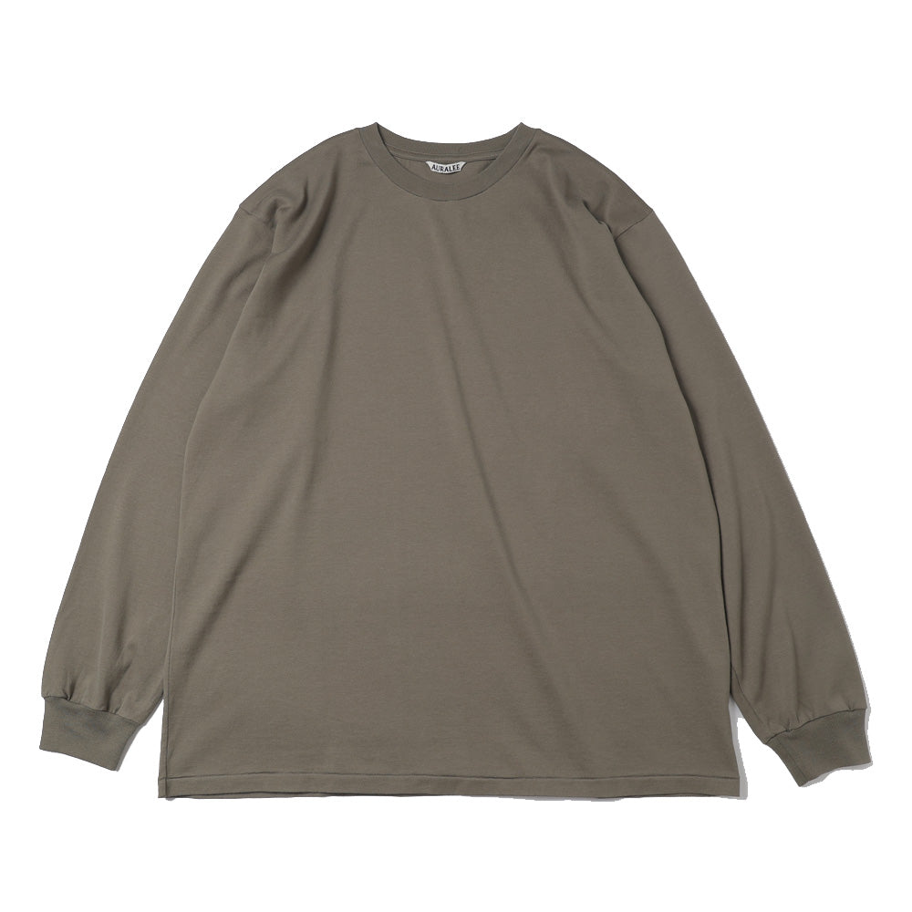 AURALEE(オーラリー) LUSTER PLAITING L/S TEE (A00P01GT) | AURALEE