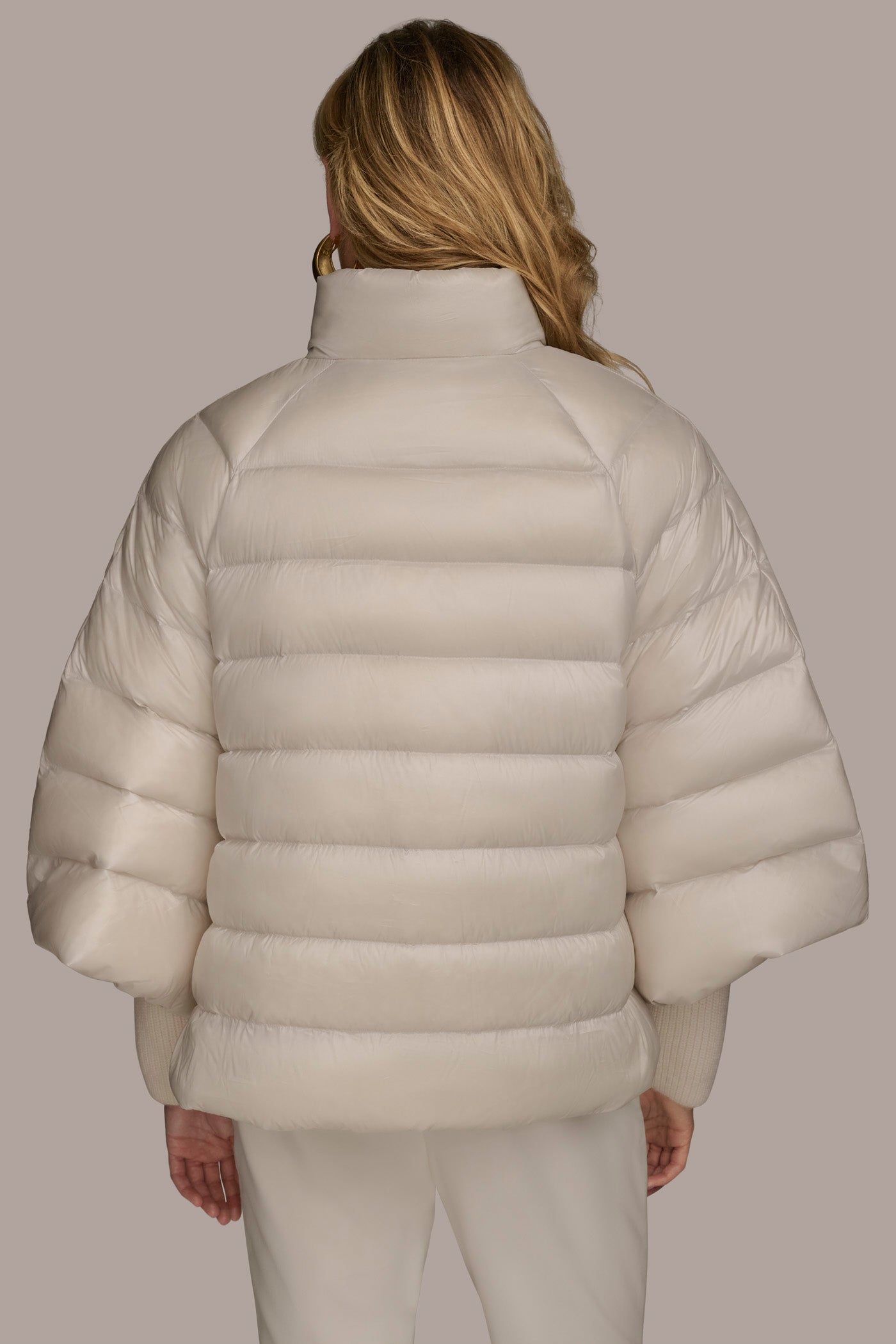 Puffer Cape | Packable | Donna Karan