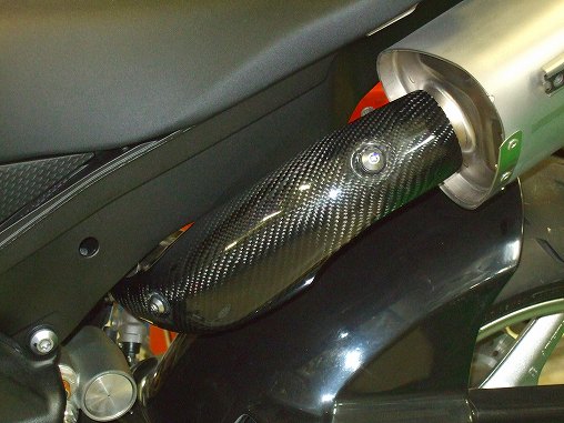 09～'14 YZF－R1 マフラーヒートガード<EXHAUST HEAT GUARD