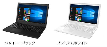 今までに発表した主な製品（15.6型ワイド ノートパソコン（PC