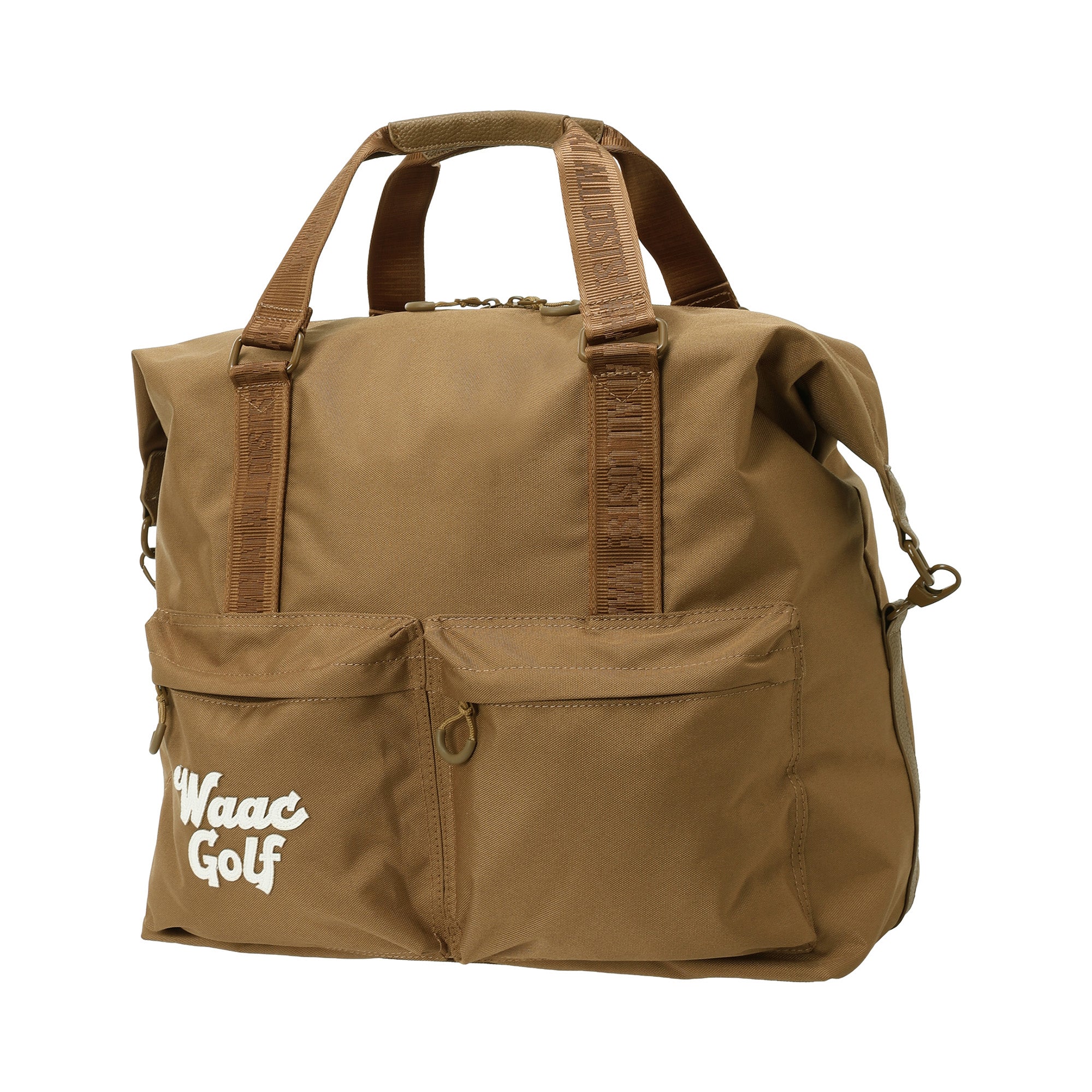 UNISEX CITY LINE ボストンバッグ ベージュ