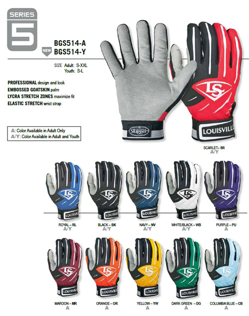 BGS514 2014プロデザインバッティンググラブUSA両手大人用手袋 BGS514