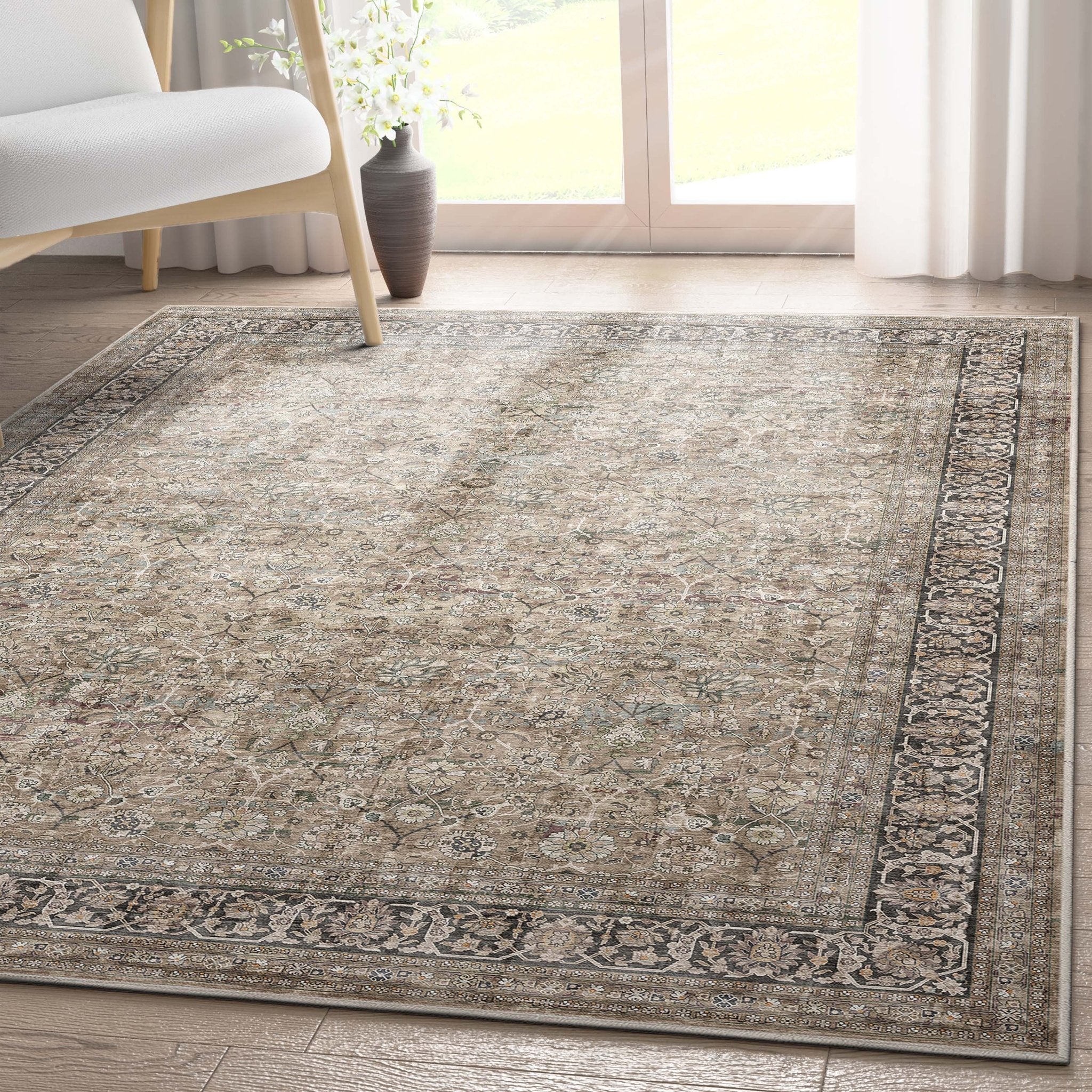 Asha Delphine Vintage Persian Oriental Flat-Weave Rug – Well Woven