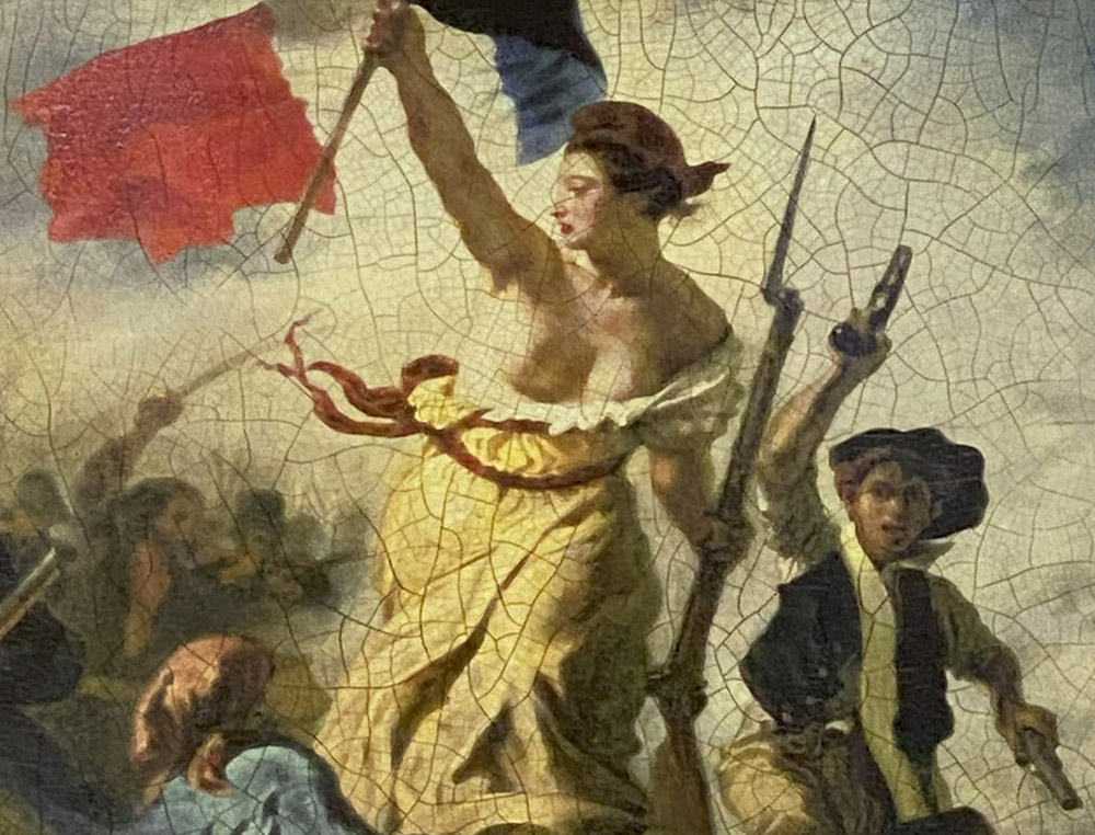 世界の名画 複製画 『民衆を導く自由の女神』ドラクロワ [457-MP0123