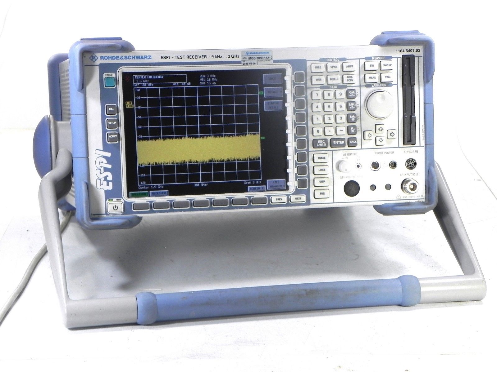 Rohde & Schwarz 1164.6407K03 ESPI 3 Test Receiver 9kHz 3GHz, Opt