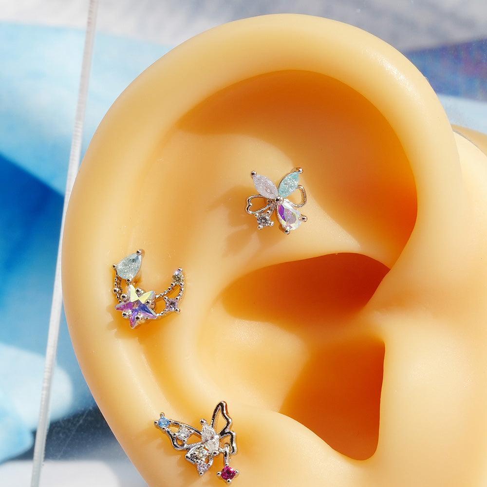 サージカル]パステル オーロラ (12Type) 16G/14G ボディピアス