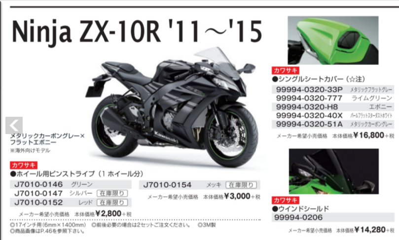 ZX-10R シングルシートカウルの組み立て: 5sonlineのバイクとラーメン