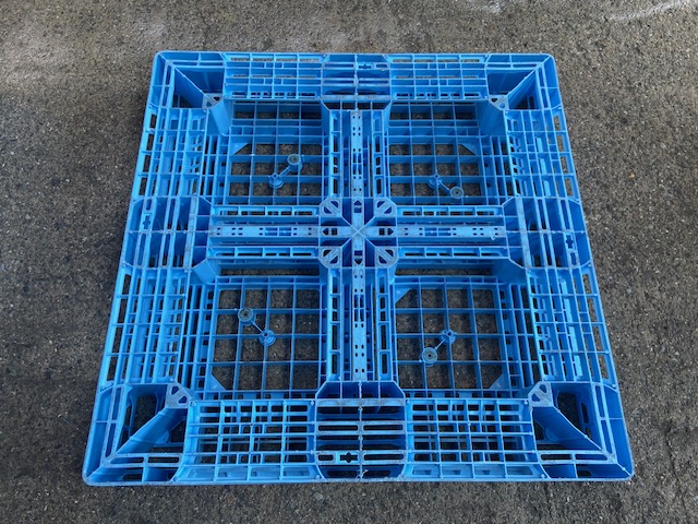 欠品中＞ P-6 中古プラ（樹脂）パレット D1100xW1100xH140~150 | 中古