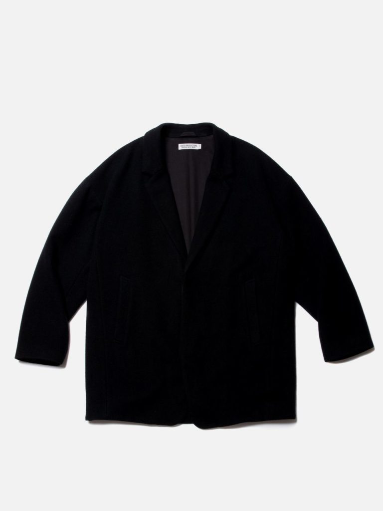 COOTIE / Wool Mossa Chester Coat (Short) -Black- 80 -HACHIMARU-