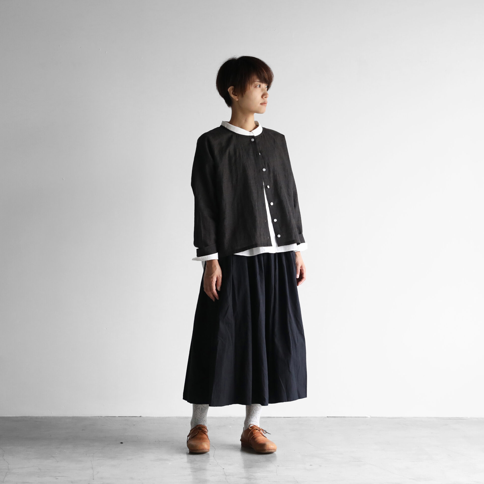 ウォッシャブルウールショートカーディガン（3色）704をリリースしま