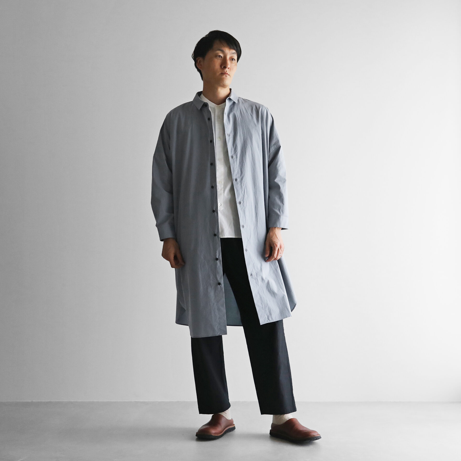 オーガニックコットンロングシャツ【ユニセックス】016をリリースしま