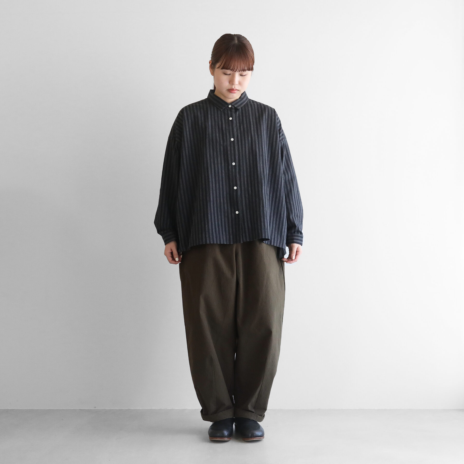 先染めバフクロスバルーンパンツロング 506Lをリリースしました