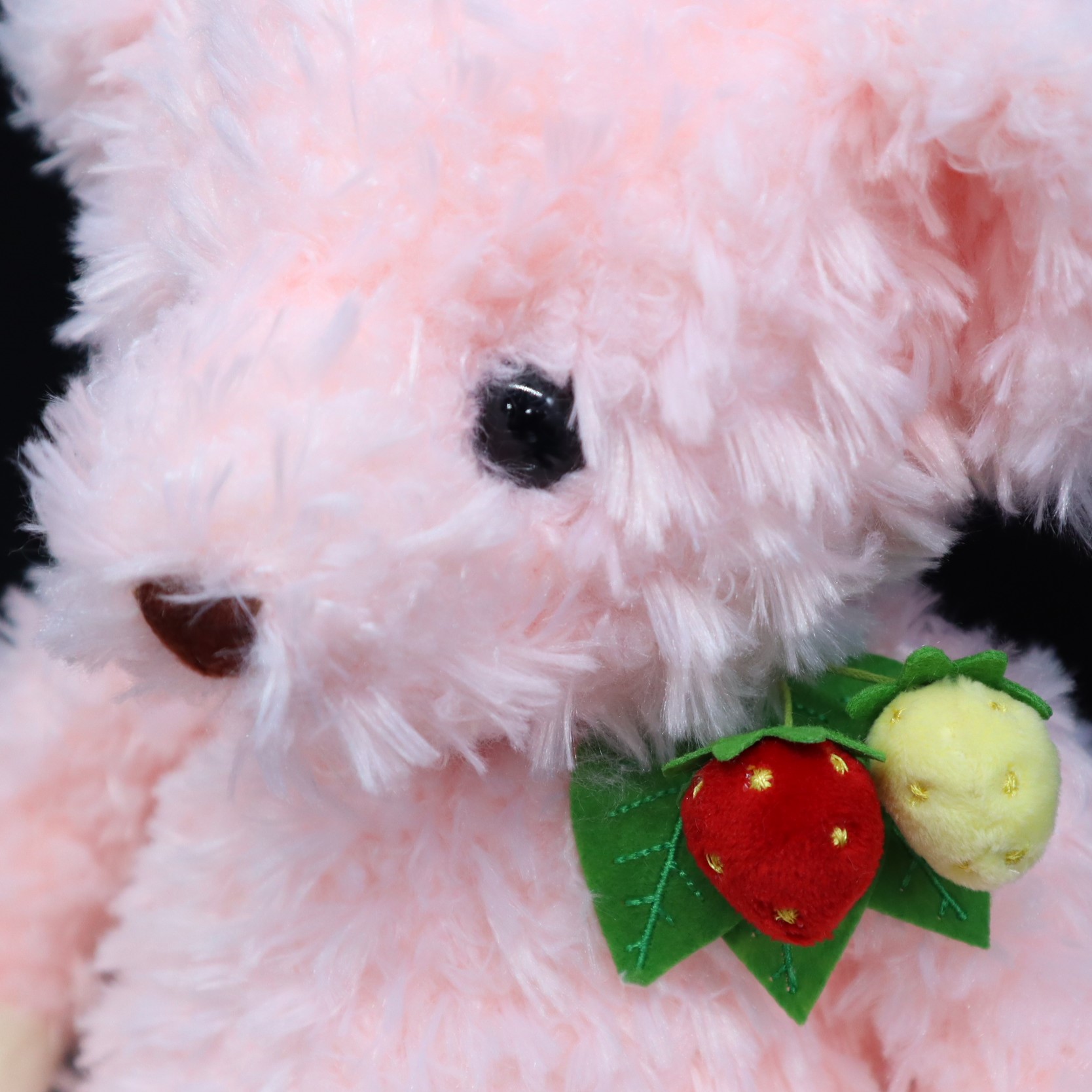 ワイルドストロベリーベア ピンク Mサイズ | テディベア通販お探しなら