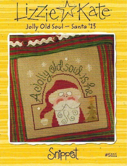 Lizzie Kate Jolly Old Soul - Santa '13 - Cross Stitch Pattern S111