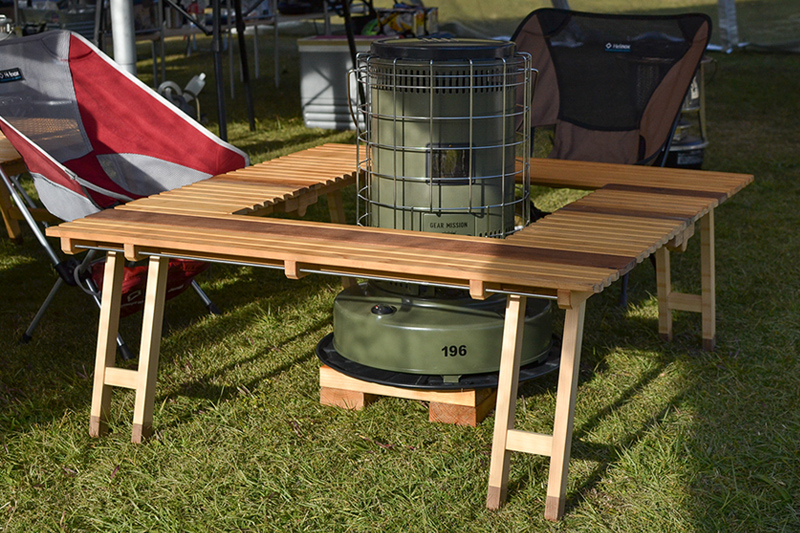 囲炉裏テーブルの通販｜【196】ひのき・木製キャンプ用品店