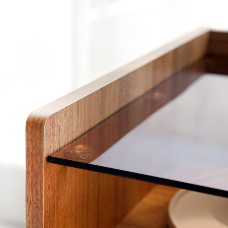 MONTAC 移動式ガラストップサイドテーブル – 1acspaces