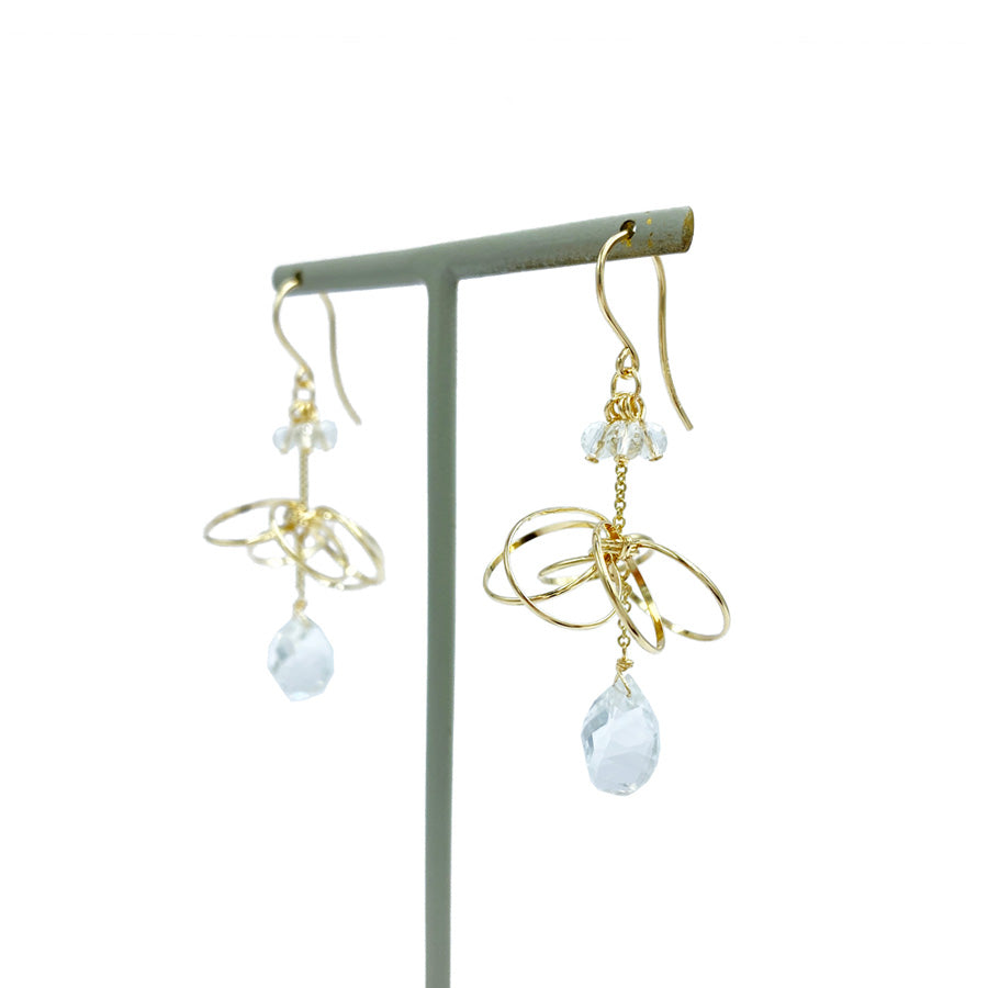 K14GF 煌めくシャンデリア ピアス｜GFP1322