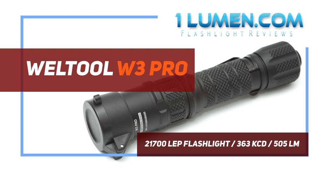 Weltool W3 PRO review | LEP flashlight with 1200 meters | 1Lumen