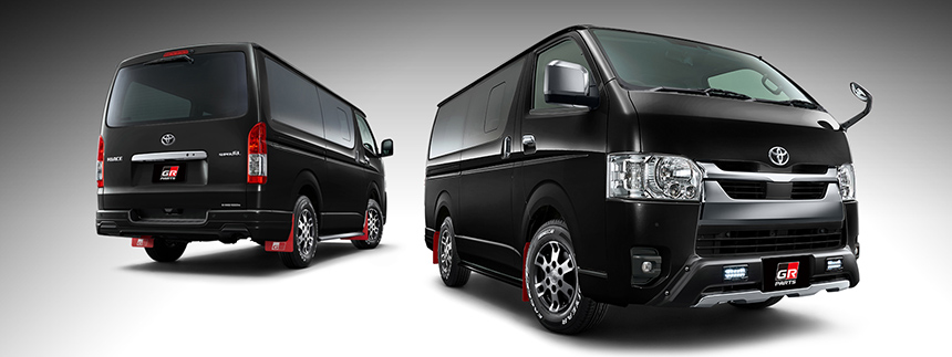 ハイエース TRD GRマッドフラップを販売中！ カスタムパーツ専門店