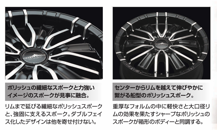 ハイエース用 ロクサーニバトルシップ3 17インチホイール＆タイヤ