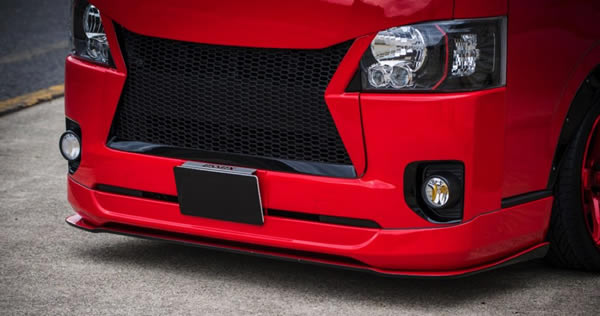 4型～5型ハイエース 標準ボディー用 ESSEX クワトロ フロントグリルを