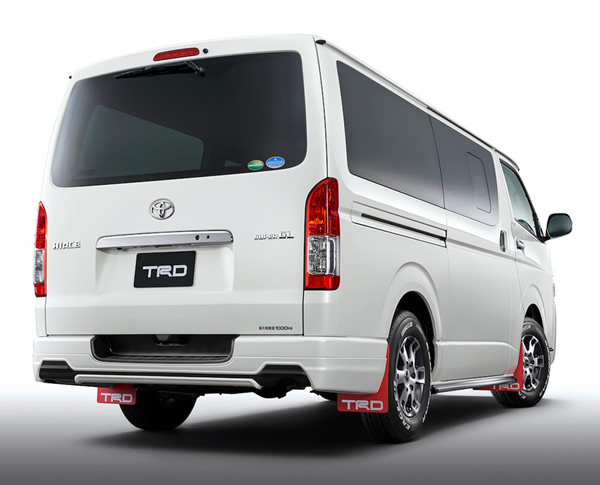 ハイエース用 TRD リアバンパースポイラーを販売。 カスタムパーツ専門