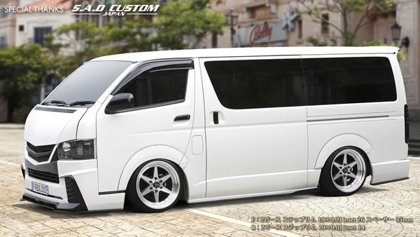 ハイエース用 ファブレス ヴァローネ XR-6 18インチ(2ピース)＆タイヤ