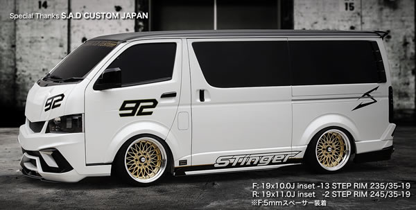 ハイエース用 ファブレス ヴァローネ RM-6 19インチホイール(2ピース