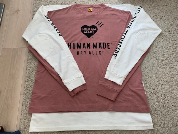 HUMAN MADE】ロンTのサイズ感を詳細レビュー！