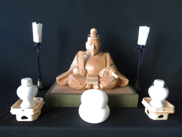 天神様【木彫】 – 宇津彫刻店