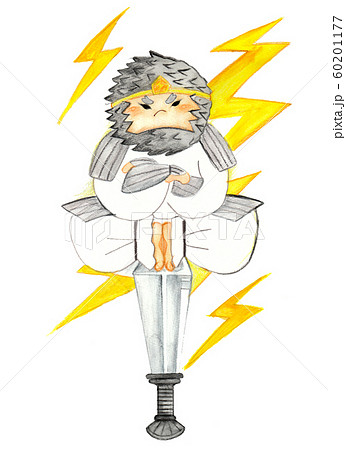 キャラクター化した建御雷神のイラスト素材 [60201177] - PIXTA
