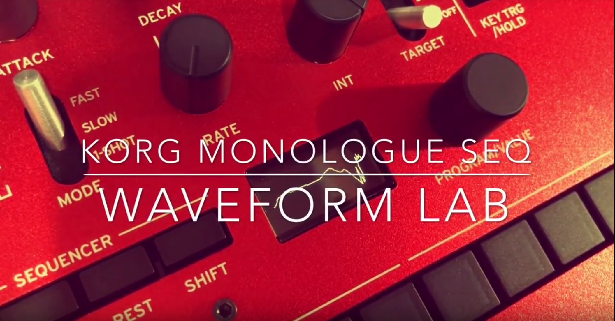 KORG monologue で EL&P Karn Evil 9 シーケンス | WAVEFORM LAB