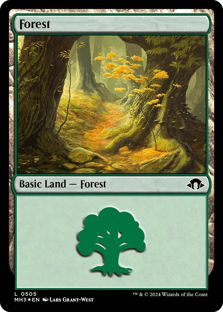 Forest (0505) (Ripple Foil) - Modern Horizons 3 - Magic: The