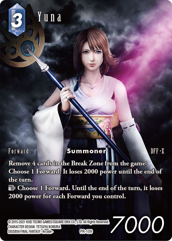 Yuna (Full Art) - Deck Exclusive Cards - Final Fantasy TCG