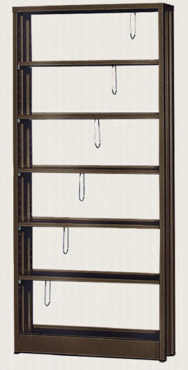 クールラック大6段 中5段 スチール本棚 スチールラック ホームラック